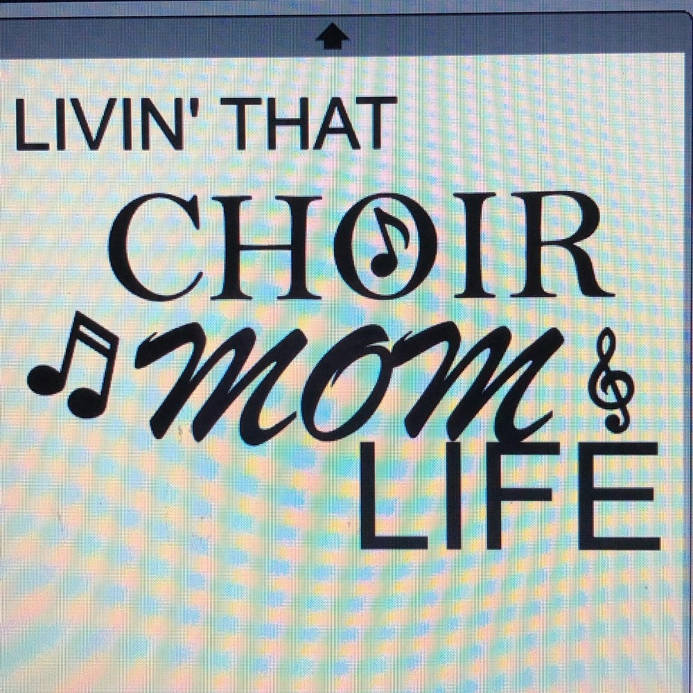 Made to order Choir mom shirt